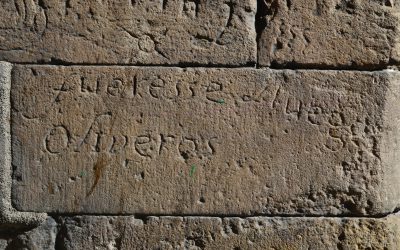 Maybe the oldest politic graffiti in the city, during the Secession War (1640-1652), called in Catalunya Guerra dels segadors